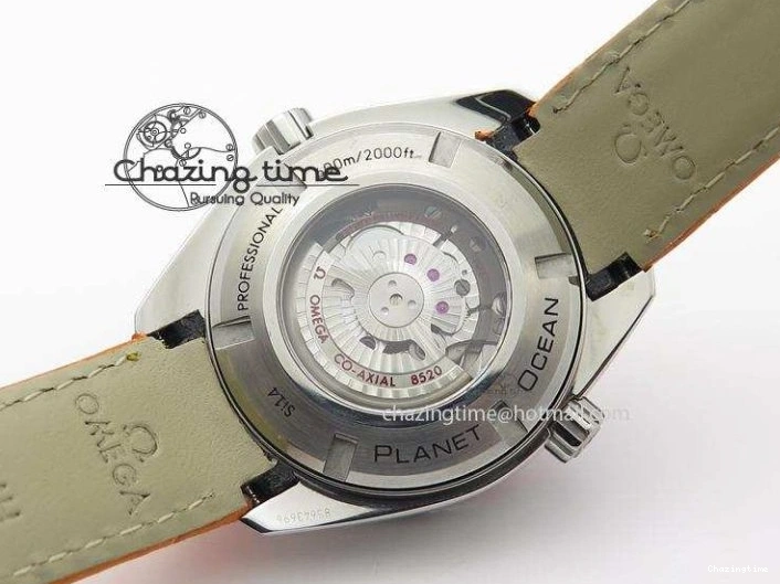 0108 Reliable Planet Ocean Professional SS V6F 37mm Ladies Orange Bezel On Orange Leather Strap A 8255